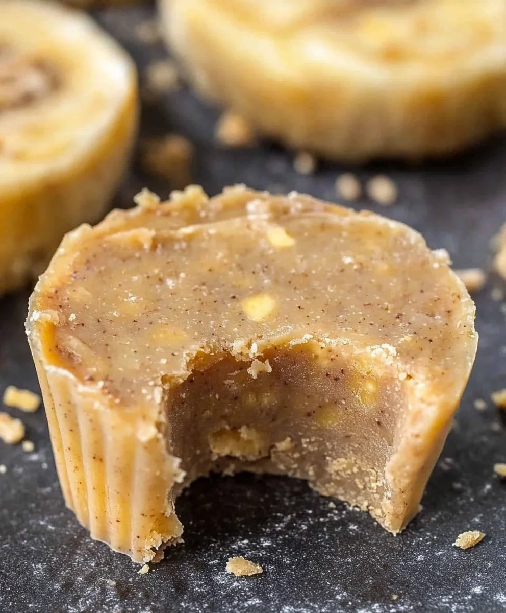 Homemade banana fudge with visible nut pieces and a soft, creamy texture