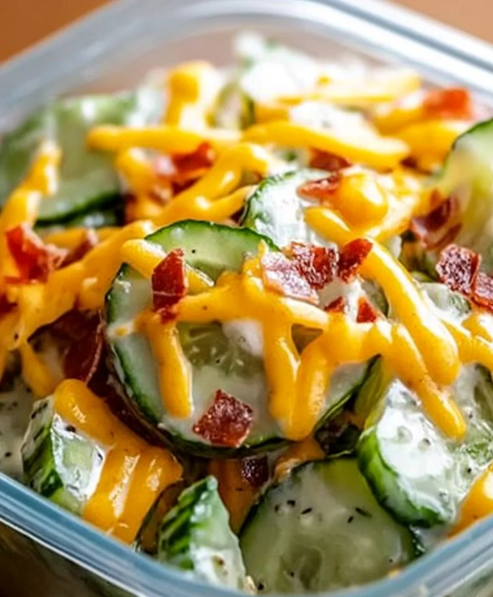 A Snack That Hits the Spot with cucumber and cheese ingredients