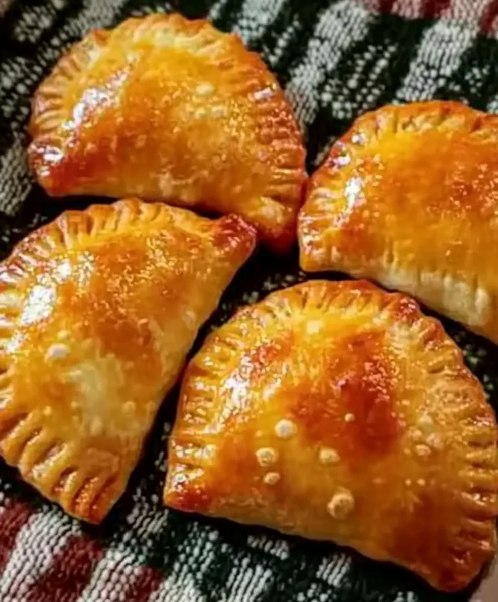 Baked Chicken Empanadas Recipe with homemade dough and filling