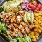 Honey Mustard Chicken Salad with Olive and Mango Ingredients