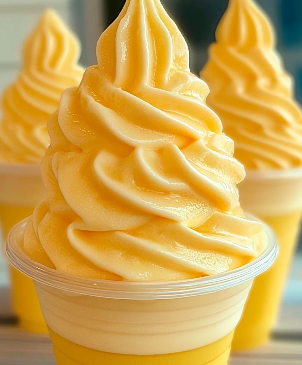 Irresistible Dole Whip Recipe in elegant glass