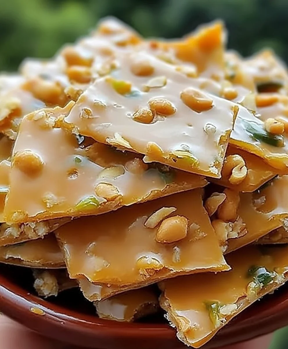 Homemade Jalapeño Peanut Brittle