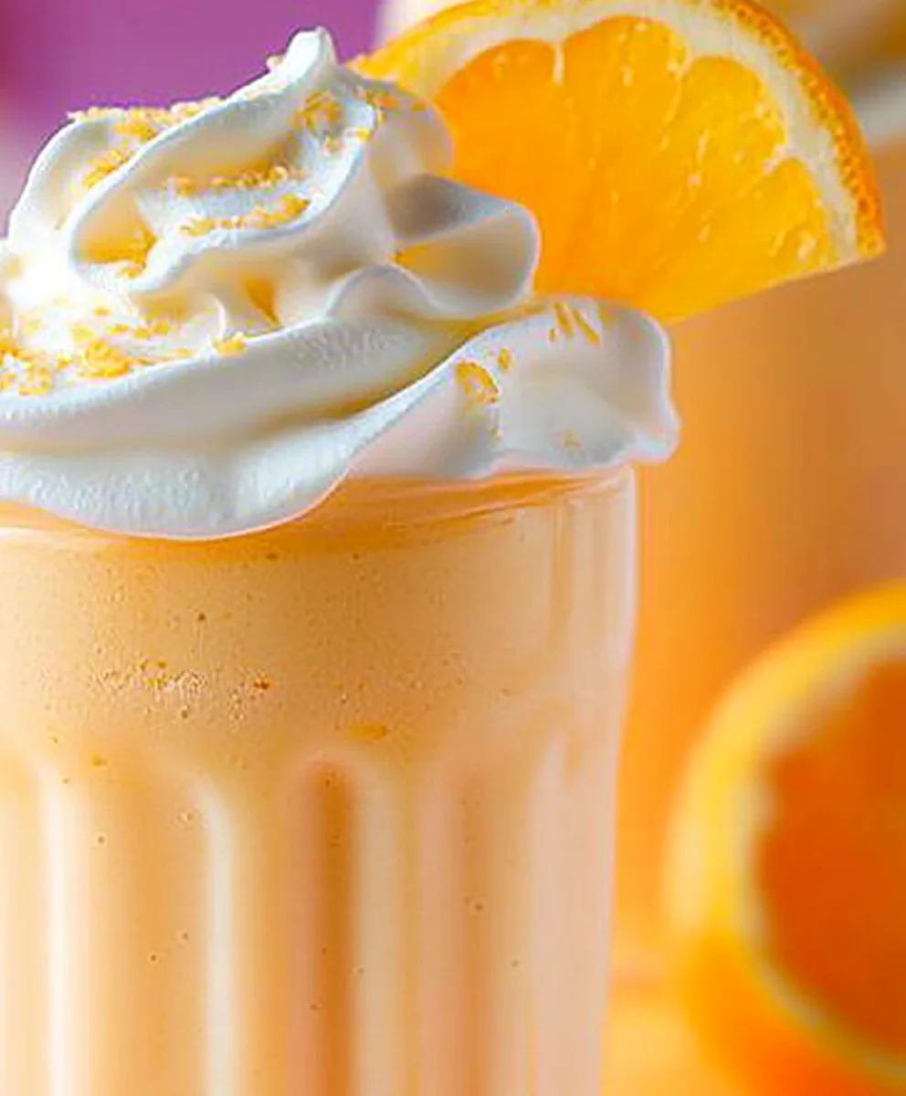 Homemade Orange Creamsicle Milkshake Recipe