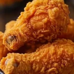 POPEYE COPYCAT FRIED CHICKEN preparation with Cajun spices