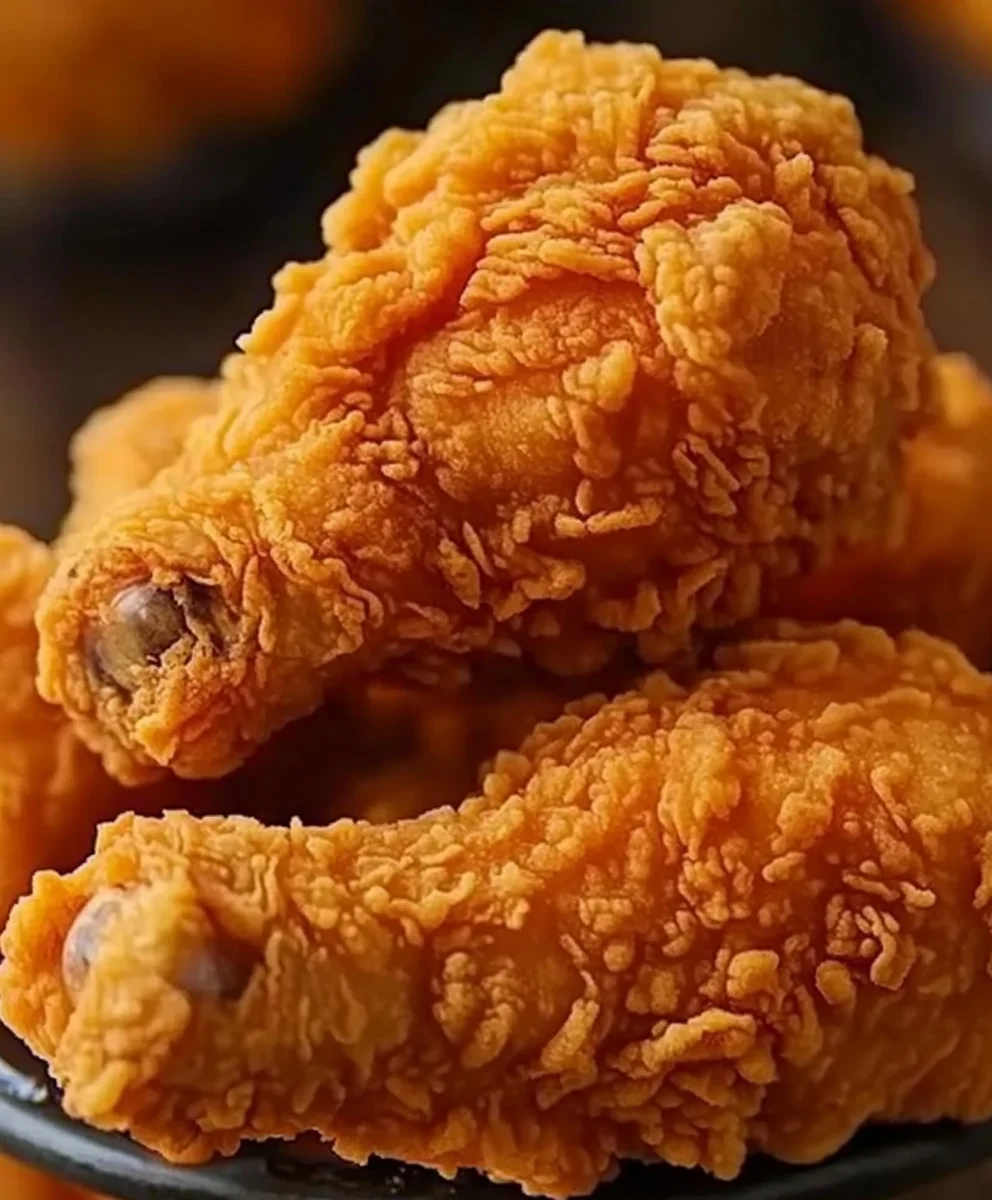 POPEYE COPYCAT FRIED CHICKEN preparation with Cajun spices