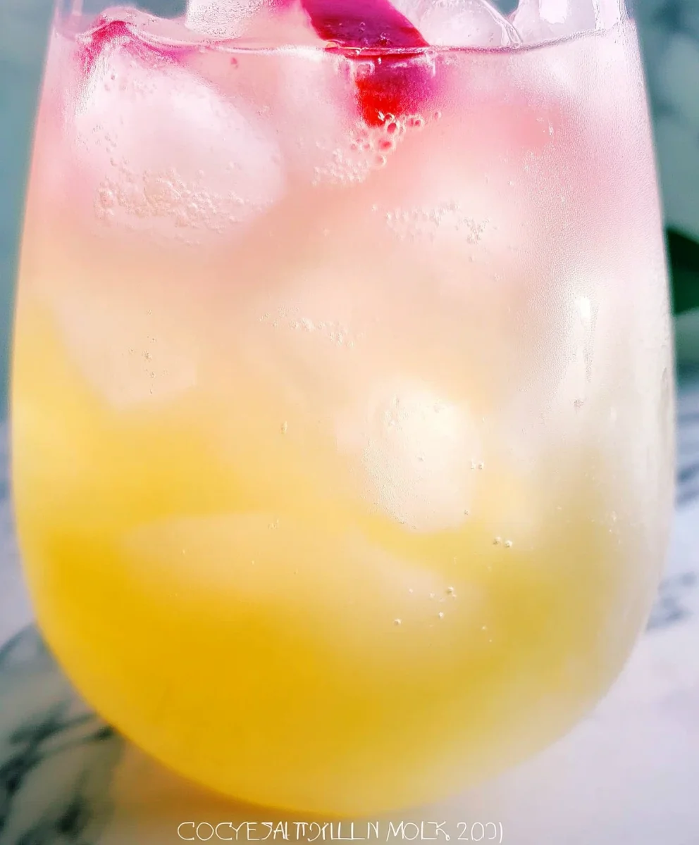 Refreshing Pineapple Coconut Mojito with Fresh Mint Leaves
