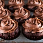 Delicious Brownie Cupcakes with Ganache Frosting