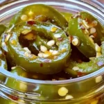Jar of Bread and Butter Jalapeño Pickles with Onions