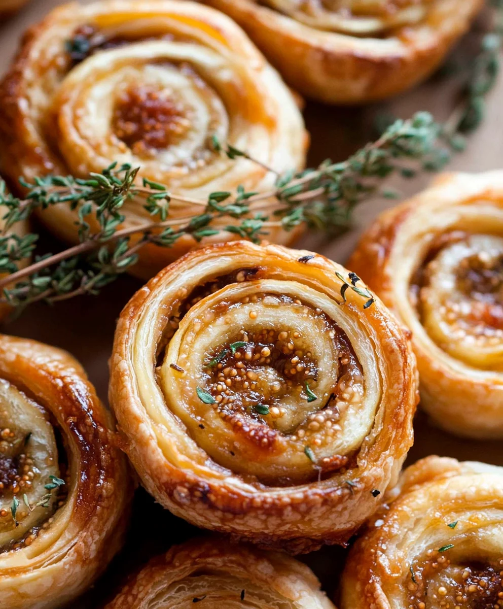 Delicious Fig and Goat Cheese Pinwheels Recipe