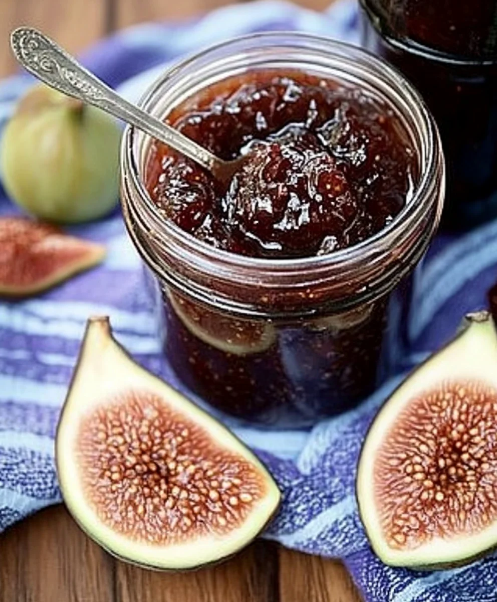 Easy Homemade Fig Jam Spread on Toast