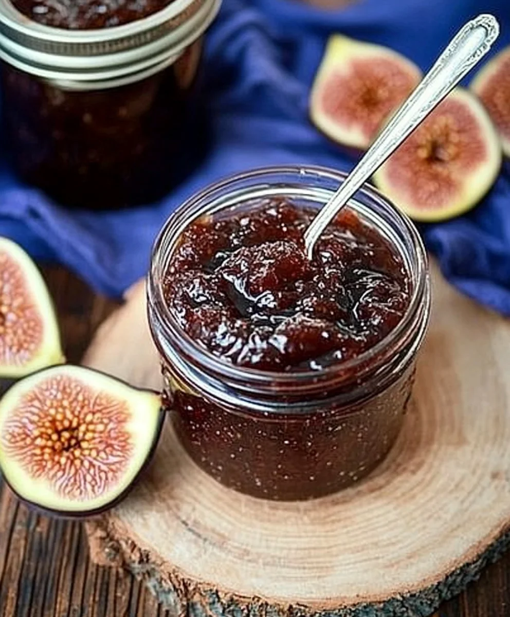 Quick and Easy Homemade Fig Jam in a Jar