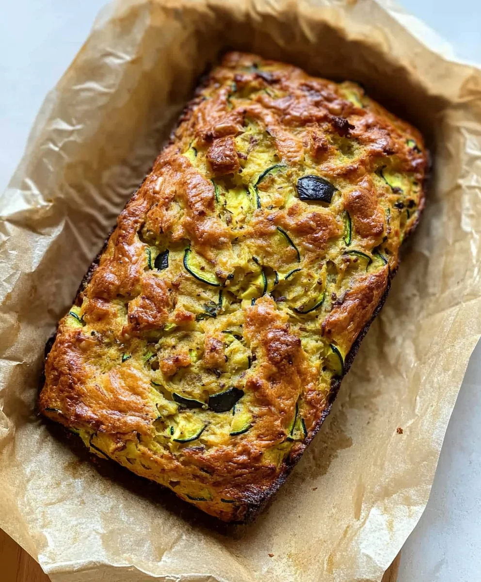 Healthy Lemon Zucchini Loaf Healthy zucchini loaf with eggs and lemon zest