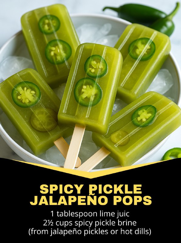 Spicy Pickle Jalapeño Pops