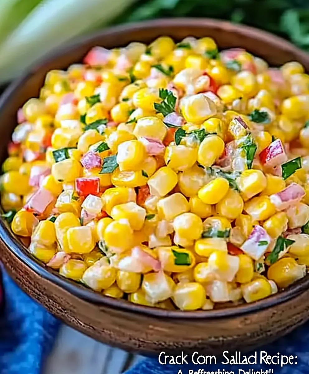 Creamy Southern Crack Corn Salad Recipe