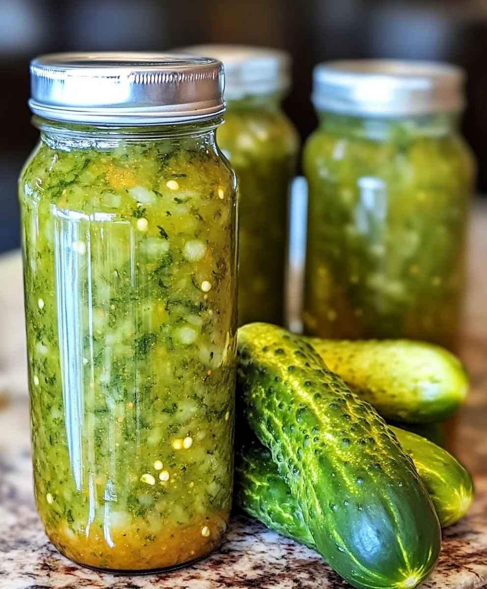 Zesty dill pickle hot sauce perfect for dipping sauce