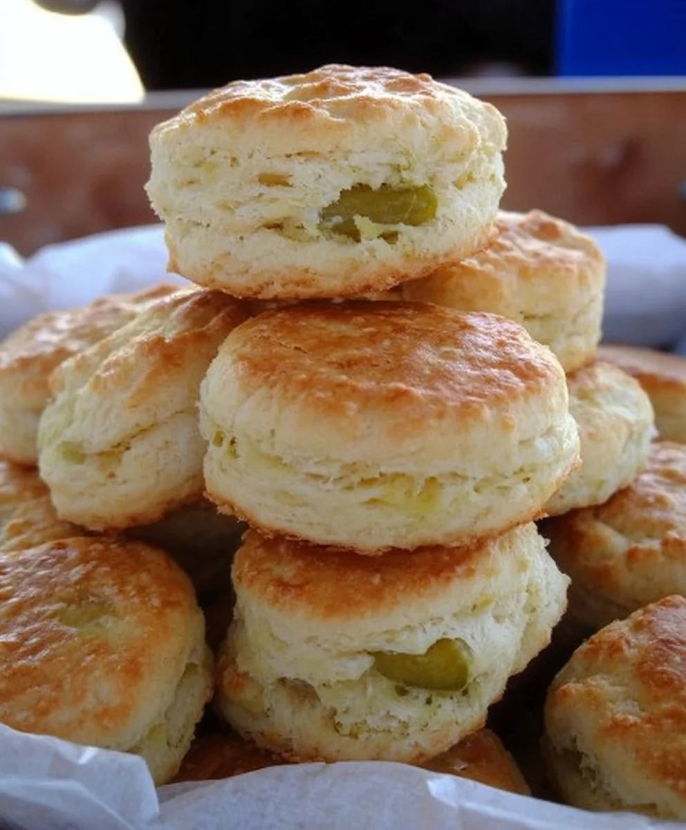 Easy Southern Buttermilk Pickle Biscuits