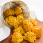 Fluffy Cheesy Zucchini Drop Biscuits Freshly Baked