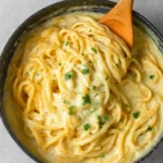 Creamy Cottage Cheese Pasta Sauce with Garlic and Parmesan