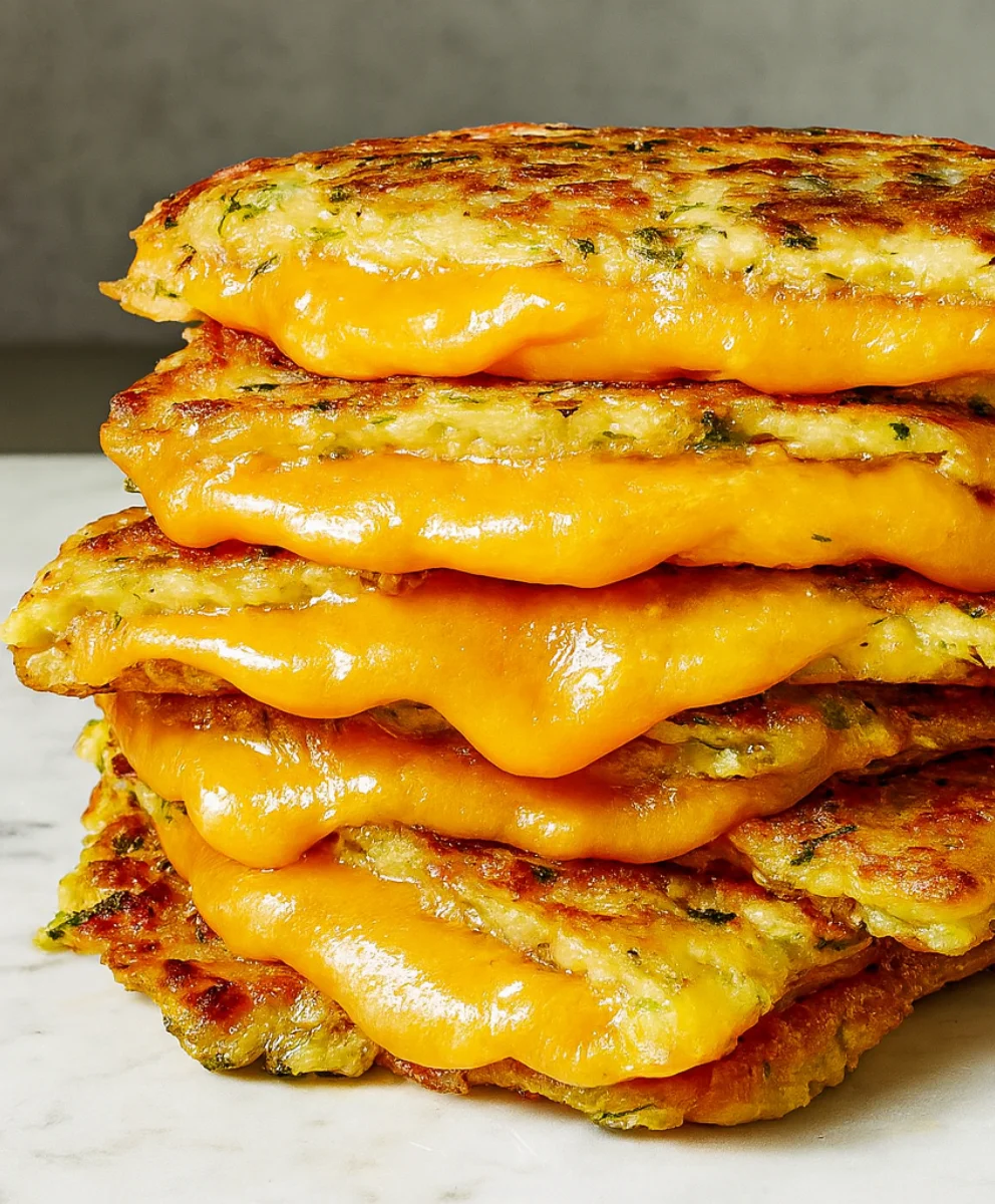 Ingredients for Crispy Zucchini Grilled Cheese