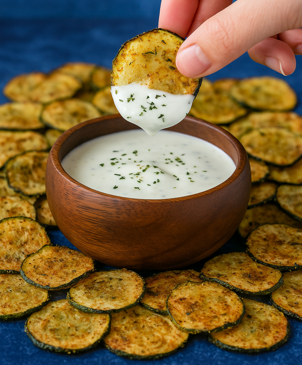 Ranch Zucchini Chips - Best World Recipes