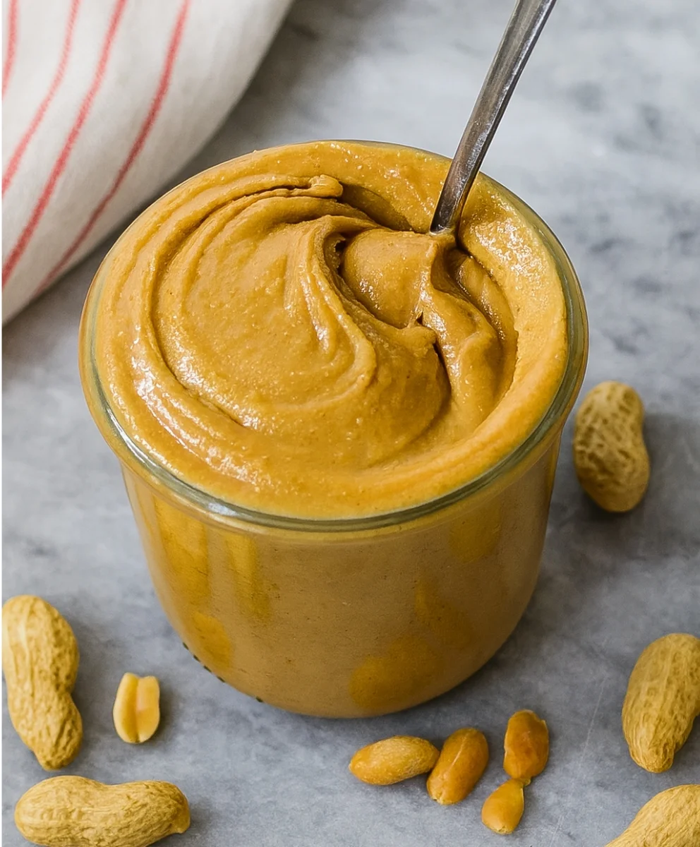Storing Homemade Peanut Butter Simple Homemade Peanut Butter in a Jar