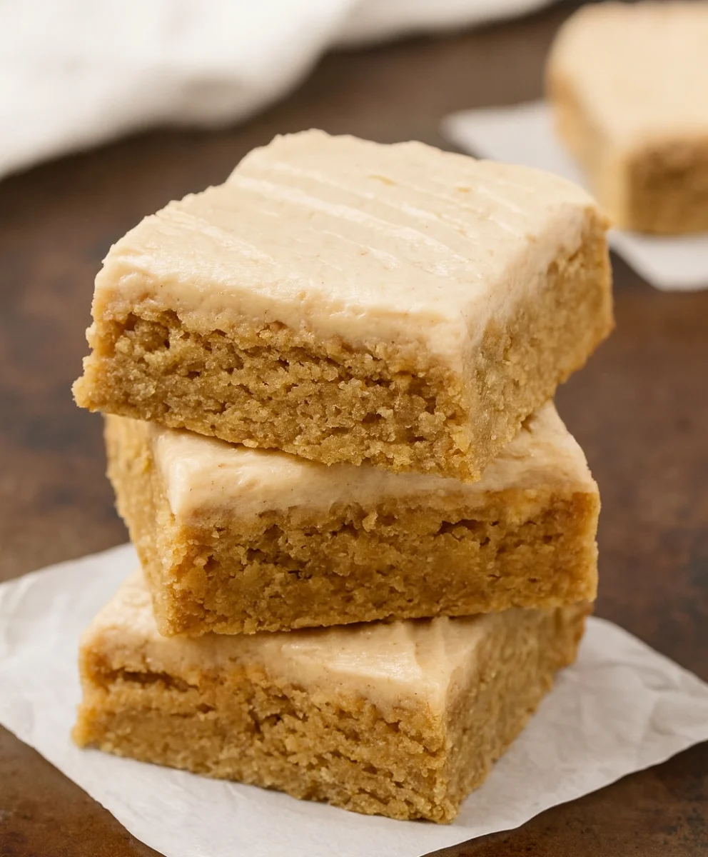 Easy One-Bowl Peanut Butter Blondies with Chocolate Chips