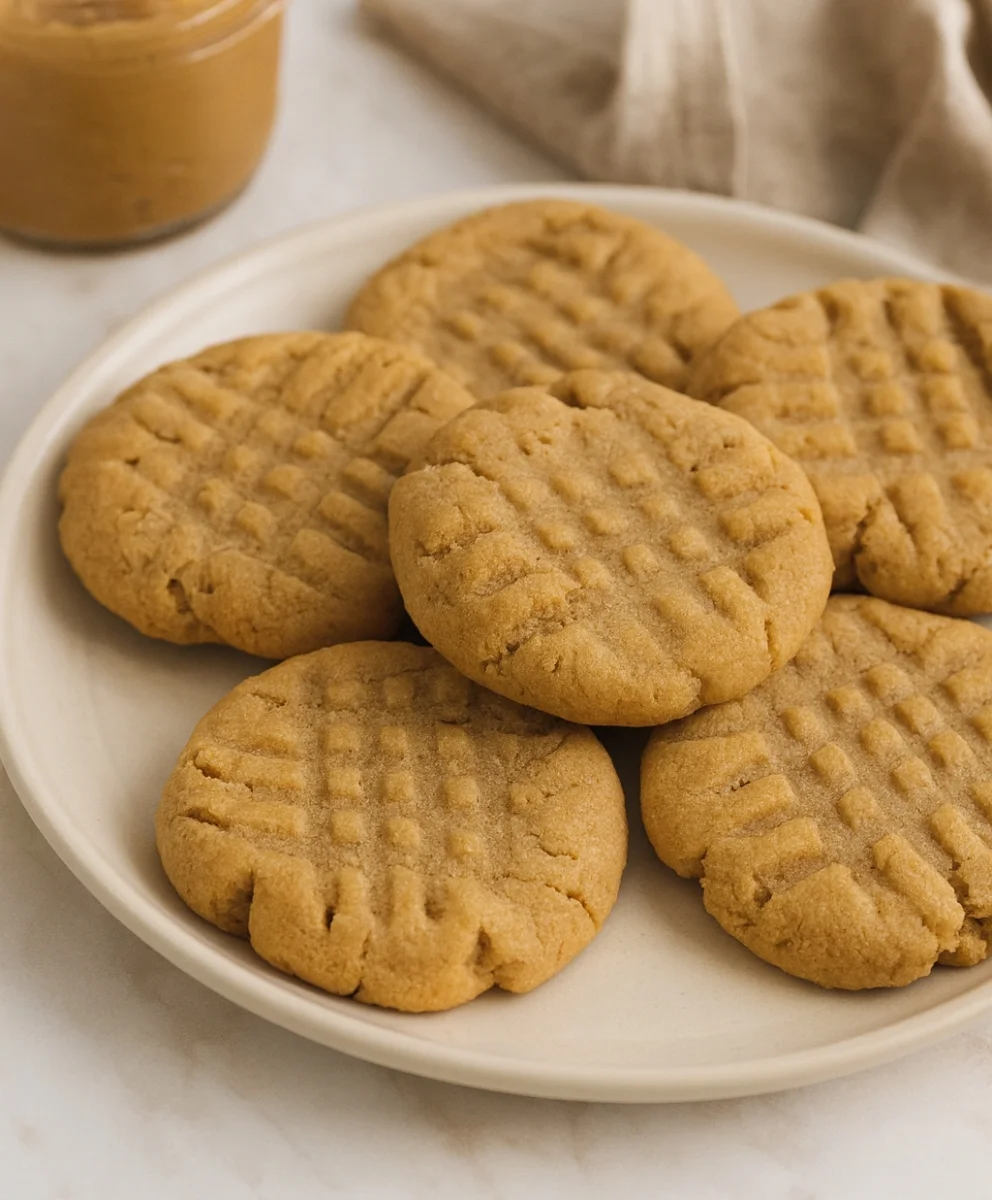 Chewy and Soft Peanut Butter Cookies with chocolate chips