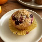Cranberry Orange Muffins Recipe with fresh cranberries and zest