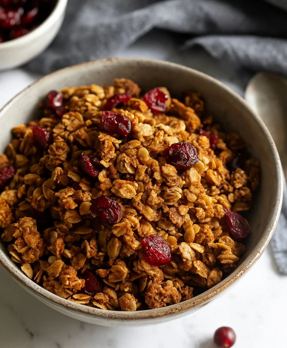 Easy DIY Cranberry Granola Recipe DIY Cranberry Granola with Oats and Nuts