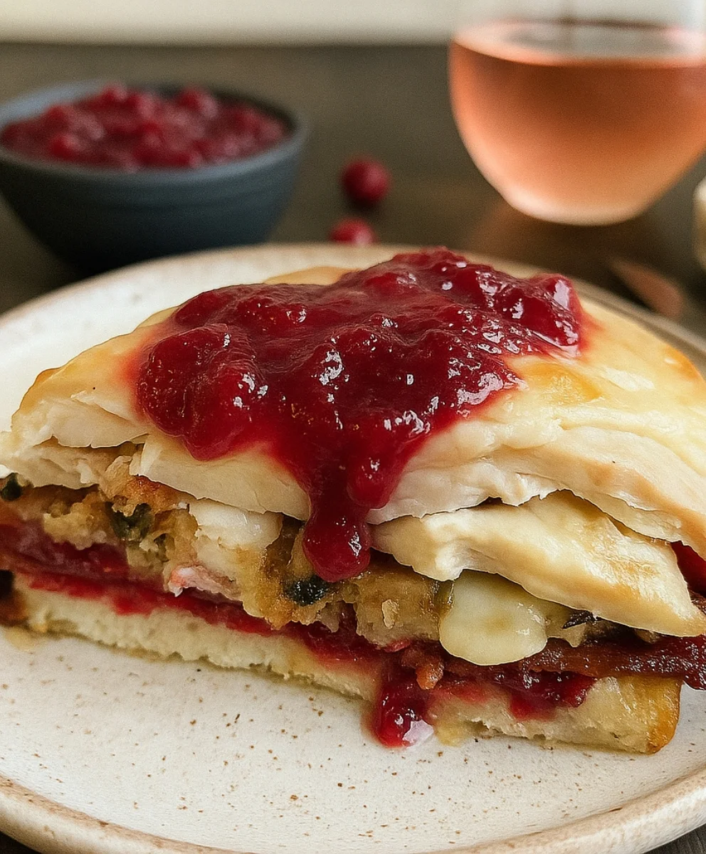 Savory Turkey Melt Extravaganza Delicious Turkey Melt Sandwich with Gravy and Stuffing