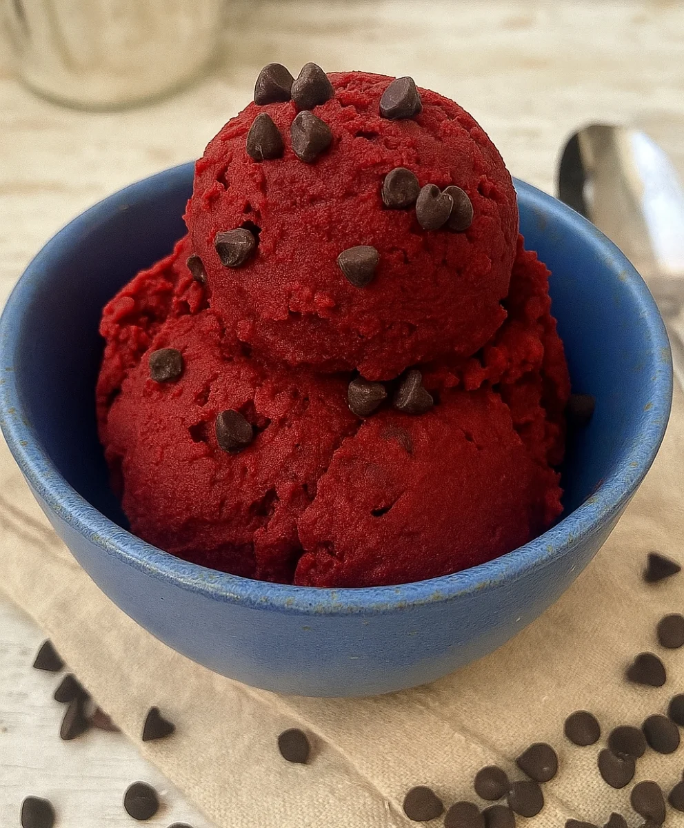 Homemade Best Edible Red Velvet Cookie Dough Recipe Mix