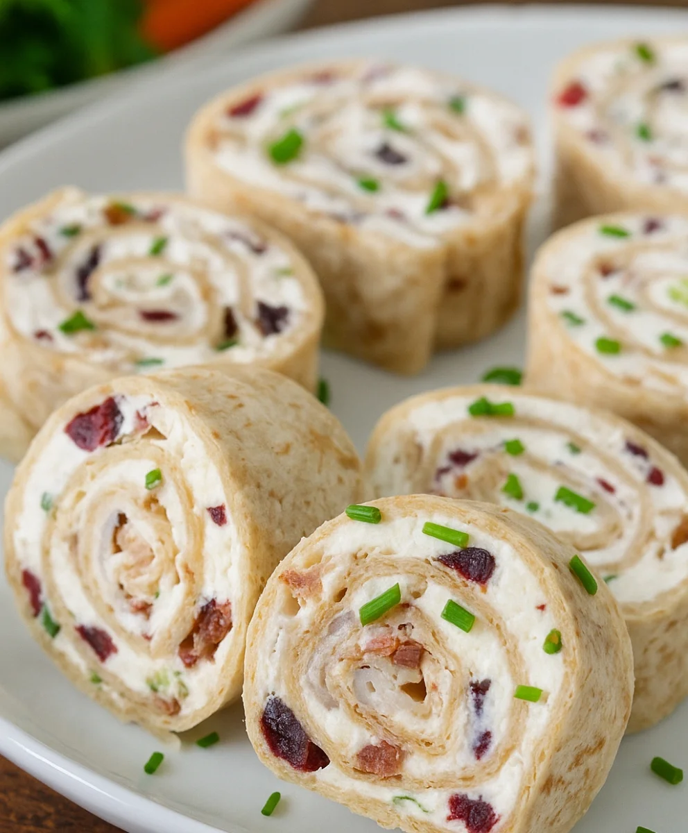 Healthy Holiday Roll-Ups Healthy Turkey Bacon Cranberry Roll-Ups for Thanksgiving