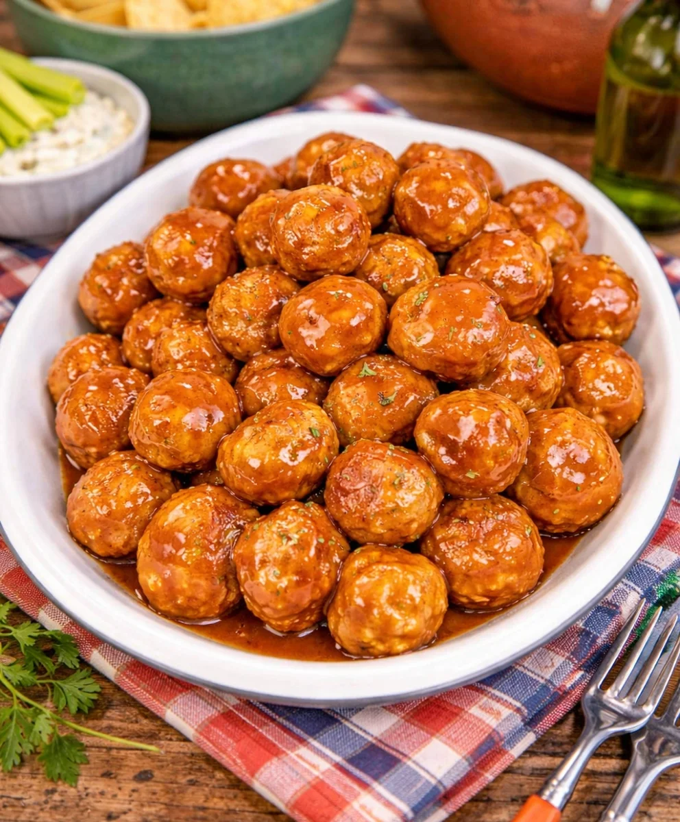 Delicious Party Meatball Appetizer Awesome Sauce Party Meatballs served as a party appetizer
