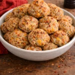 Cheddar Bay Sausage Balls with Red Lobster Biscuit Mix