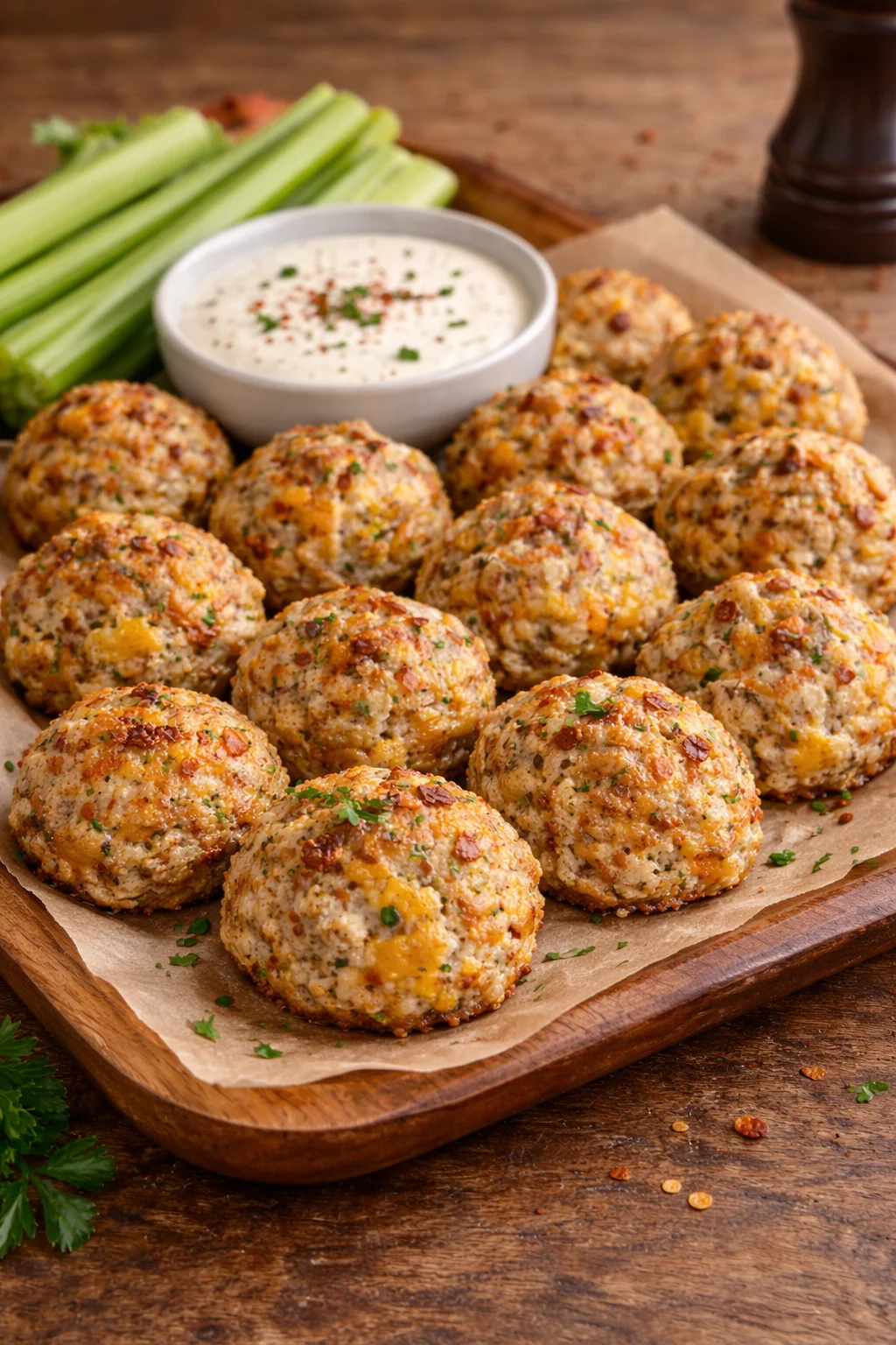 Quick Appetizer Recipe for Cheddar Bay Sausage Balls