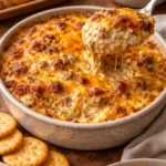 Creamy Hissy Fit Dip with sausage and spices
